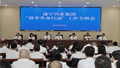 遂寧興業(yè)集團召開 “效率革命行動”工作專班會議