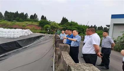 羅孝廉副市長帶隊調(diào)研督導(dǎo)安居區(qū)生活垃圾填埋場及滲濾液處理設(shè)施運(yùn)行情況